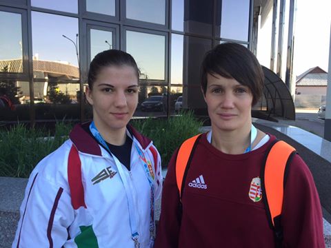 Ancsin Katalin és Takács Tímea. Fotó: boxing.hu