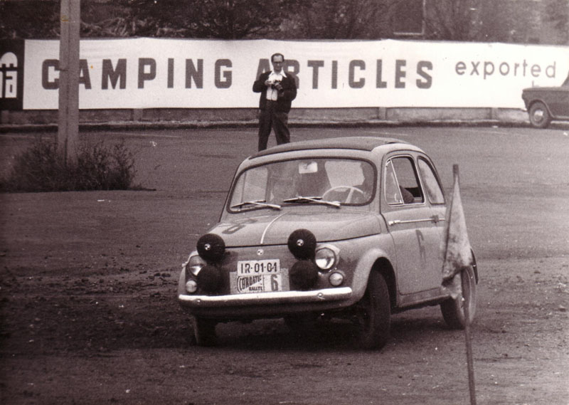Hollós János (Steyr-Puch) 1966-ban az előkelő 5. helyen végzett a "kicsi kocsival"