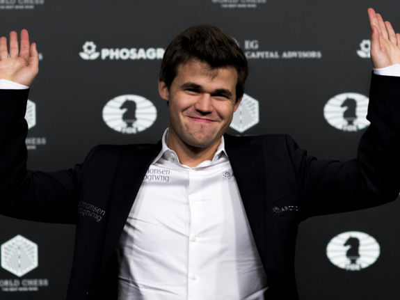 Magnus Carlsen. Fotó: Eduardo Munoz Alvarez AFP/Getty Images