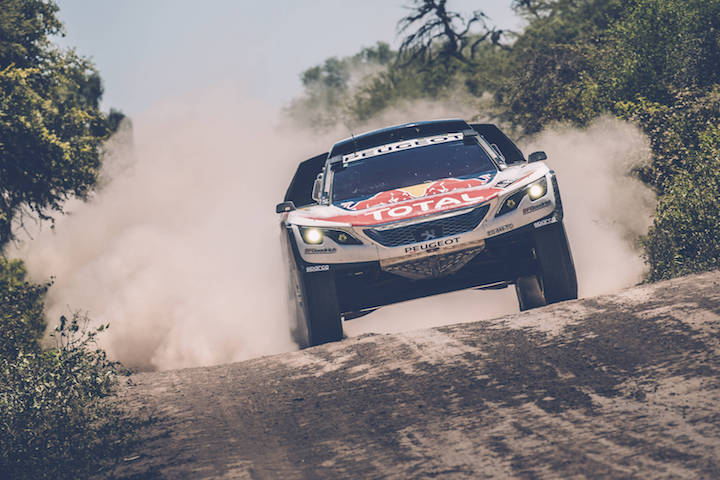 Carlos Sainz (ESP) of Team Peugeot TOTAL races during stage 2 of Rally Dakar 2017 from Resistencia to San Miguel de Tucuman, Argentina on January 3, 2017. // Flavien Duhamel/Red Bull Content Pool // P-20170103-00448 // Usage for editorial use only // Please go to www.redbullcontentpool.com for further information. //