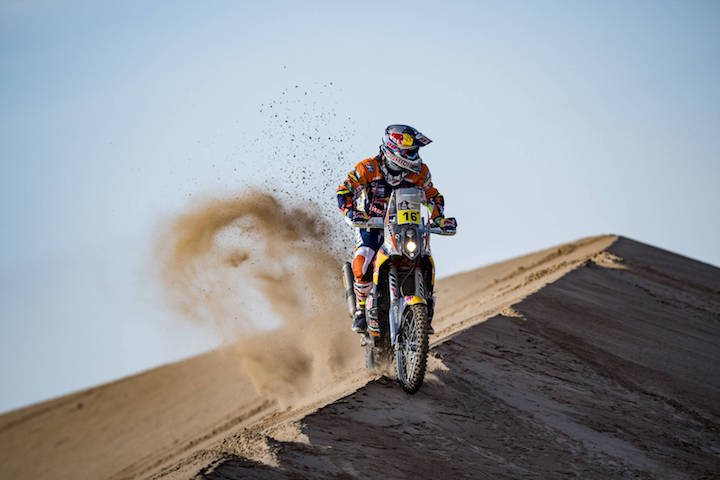 Matthias Walkner (AUT) of Red Bull KTM Factory Team races during stage 04 of Rally Dakar 2017 from Jujuy, Argentina to Tupiza, Bolivia on January 05, 2017 // Marcelo Maragni/Red Bull Content Pool // P-20170105-01474 // Usage for editorial use only // Please go to www.redbullcontentpool.com for further information. //