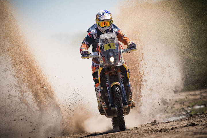 Toby Price (AUS) of Red Bull KTM Factory Team races during stage 02 of Rally Dakar 2017 from Resistencia to Tucuman, Argentina on January 3, 2017 // Marcelo Maragni/Red Bull Content Pool // P-20170103-00193 // Usage for editorial use only // Please go to www.redbullcontentpool.com for further information. //