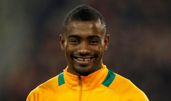BRUSSELS, BELGIUM - MARCH 05: Salomon Kalou of Ivory Coast smiles prior to the International Friendly match between Belgium and Ivory Coast at The King Baudouin Stadium on March 5, 2014 in Brussels, Belgium. (Photo by Dean Mouhtaropoulos/Getty Images)